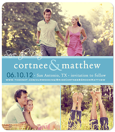 Pizzazz Collage Save the Date Magnet